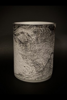 MARBLEIZED CYLINDER  VASE [7591288]